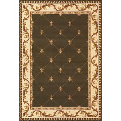 Domani Classics Victorian Bordered Trellis Area Rug