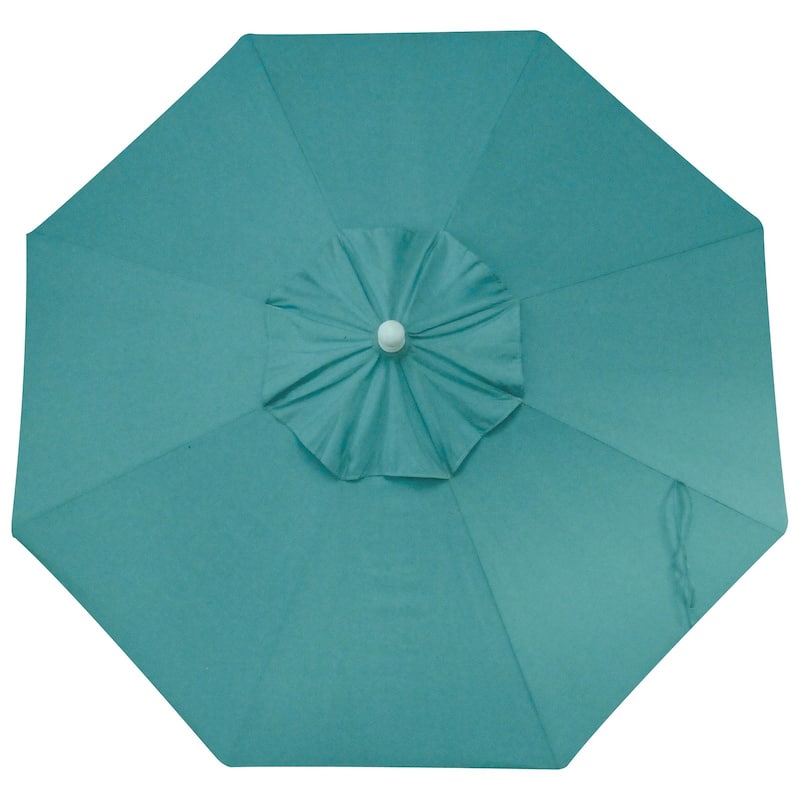 9' Market Umbrella - Counter Height - Aqua
