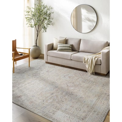 Livabliss Marlene Transitional Medallion Area Rug