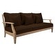 preview thumbnail 105 of 137, SAFAVIEH Couture Outdoor Martinique Solid Wood Patio Sofa