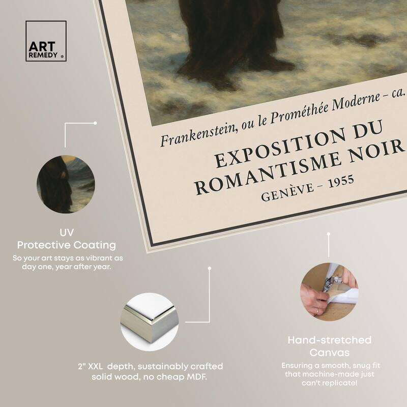 Mary Shelley Canvas by Art Remedy