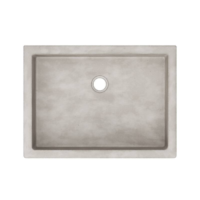 Anacapa 21" NativeStone Concrete Undermount Rectangular Bathroom Sink