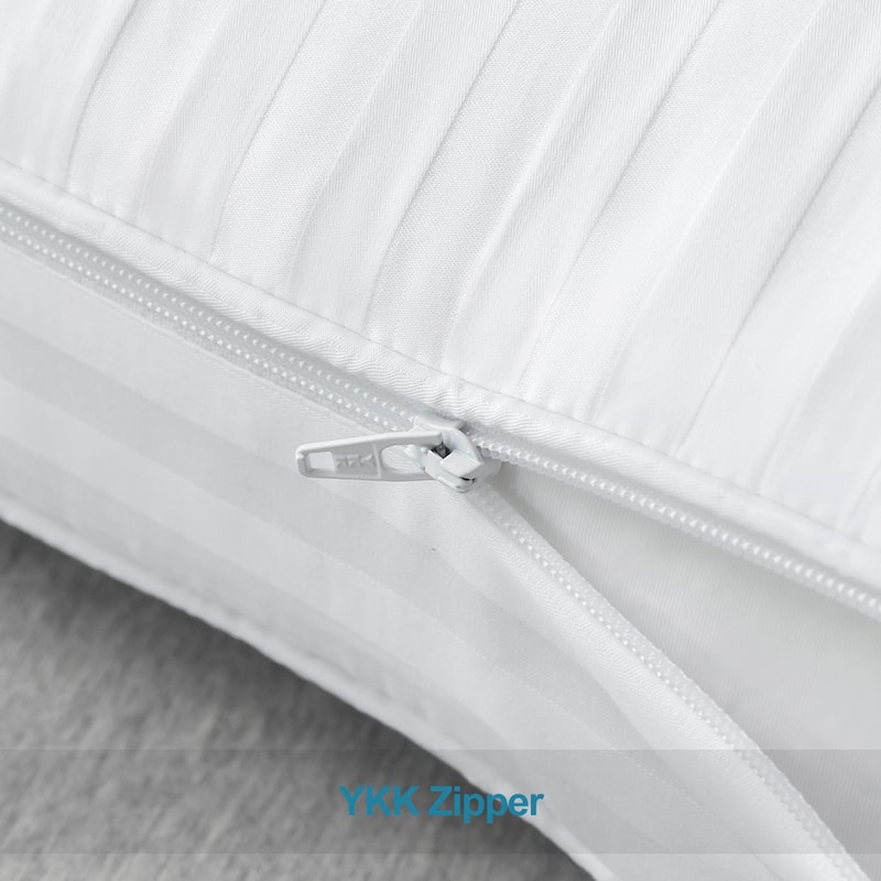 STONECREST Gusseted Pillow Protector 400TC Cotton - One Pair Packed