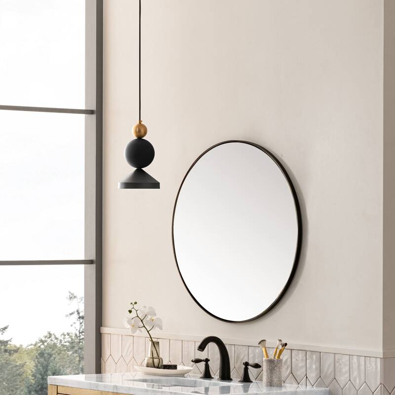 James Martin Vanities 715-MR30 Rohe 30" W x 30" H Circular Stainless
