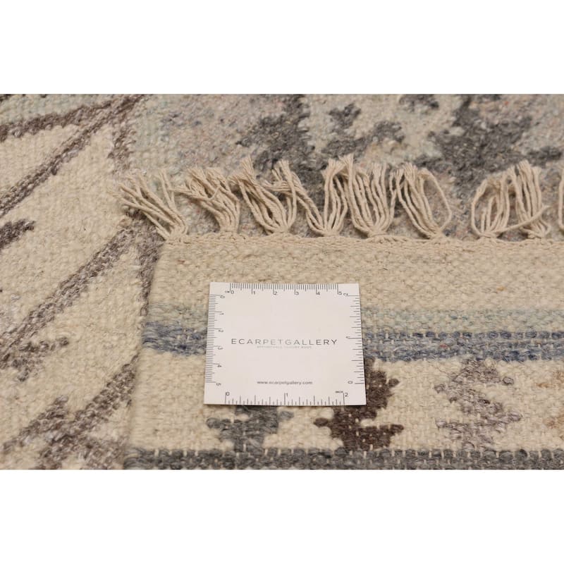 Ankara FW Cream Kilim 5'1" x 8'2" - 5'1 x 8'2