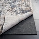 preview thumbnail 3 of 6, SAFAVIEH Extra Thick Cushioned Non Slip Anti Skid Grippy Stay in place Rug Pad Under Carpet, Stable on all Hard Floors - Grey