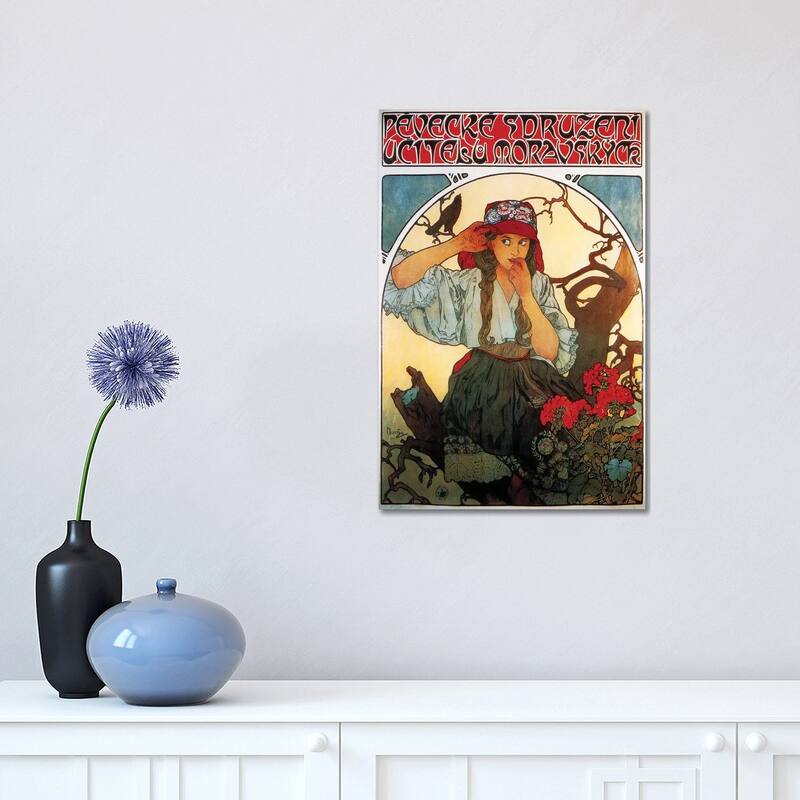 iCanvas "Moravian Teachers' Choir, 1911" by Alphonse Mucha Canvas Print - 18x12x1.5