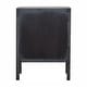 preview thumbnail 9 of 7, Artisan Furniture Solid Wood, Faux Leather Nightstand