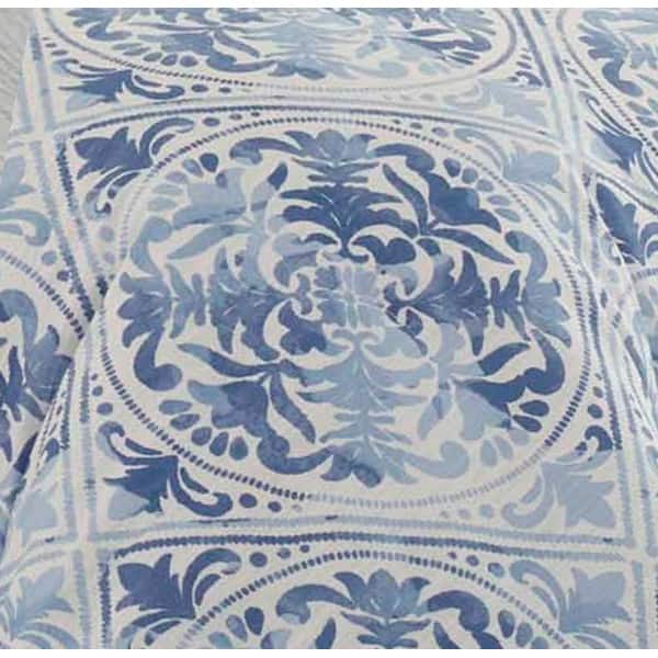 Laura Ashley Mila Blue Comforter Cotton Comforter Set Bed Bath
