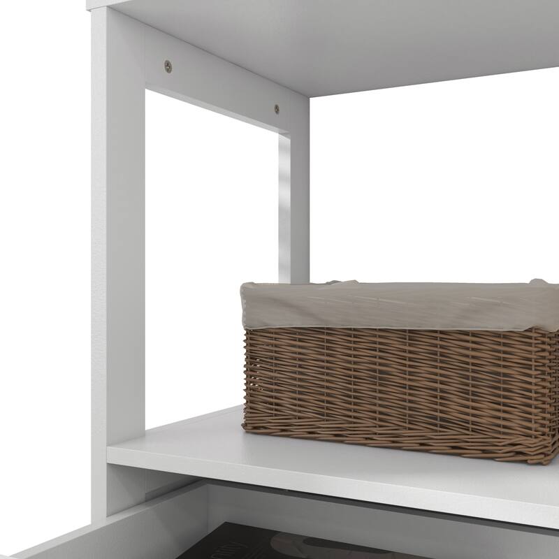 Kleankin Farmhouse Bathroom Floor Cabinet