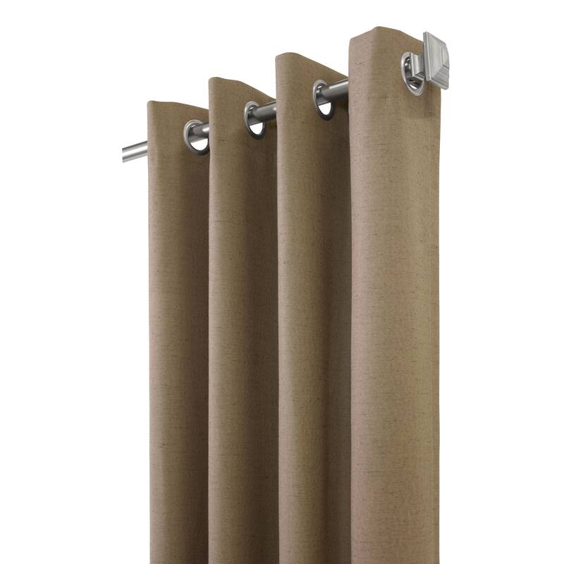 ThermaPlus Ventura Total Blackout Foamback Grommet Curtain Panel Pair