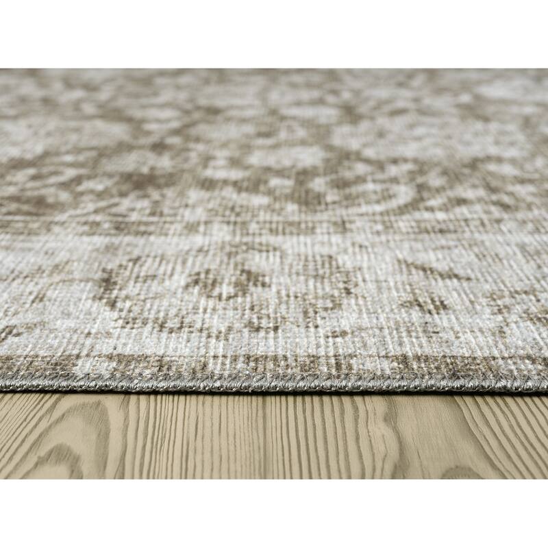 Legacy Cairo Traditional Bordered Washable Area Rug