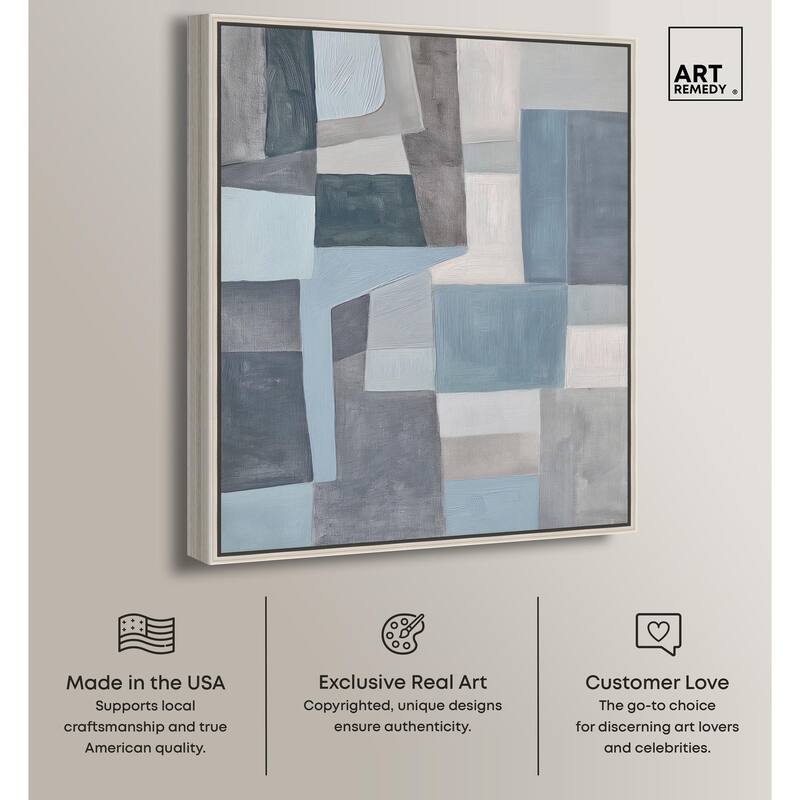 Tessellated Tones I Canvas by Art Remedy
