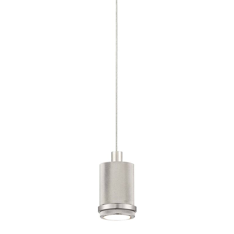 Access Lighting 63139LEDD Port Nine Stark 3" Wide LED Mini Pendant - Brushed Steel / Clear Frosted