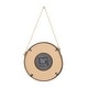 preview thumbnail 5 of 4, White Metal Decorative Wall Clock with Rope accents (Set of 3)