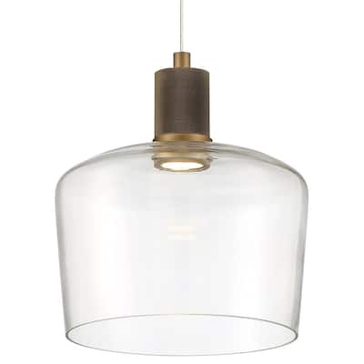 Access Lighting 63141LEDD/CLR Port Nine 9" Wide LED Mini Pendant