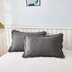 preview thumbnail 17 of 39, MarCielo 2-Piece 100% Cotton Embroidered Quilted Pillow Shams