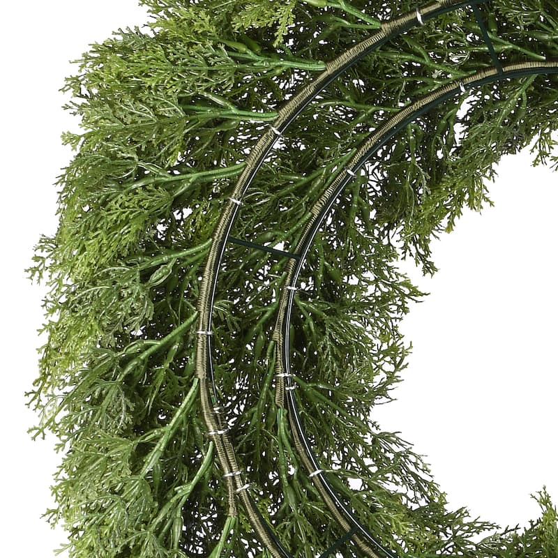 24" Arborvitae Wreath