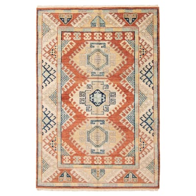 ECARPETGALLERY Hand-knotted Jules Serapi Copper Wool Rug - 5'3 x 7'9