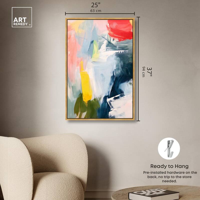 Confetti Storm Canvas by Art Remedy