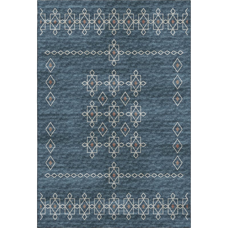 Premium Washable Super Soft Boho Medallion Mayfield Rug