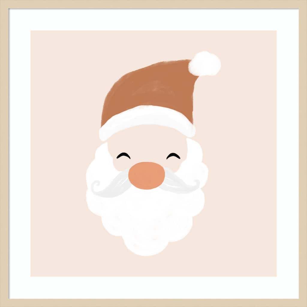 Santa by Orara Studio Wood Framed Wall Art Print