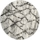 preview thumbnail 35 of 57, SAFAVIEH Retro Medina Modern Abstract Distressed Rug 6' Round - Light Grey/Black - Round
