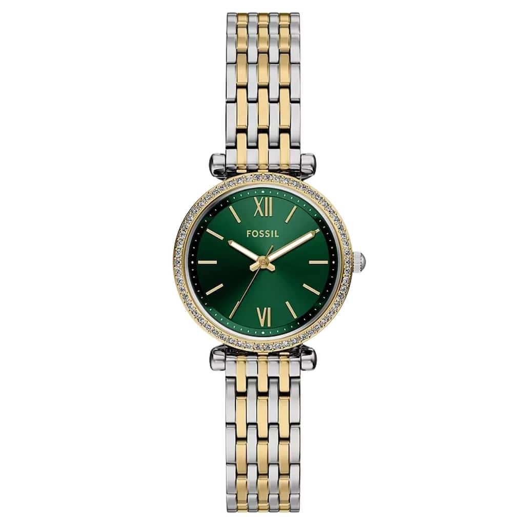Fossil Women's Carlie Green Dial Watch - ES5439 - One Size