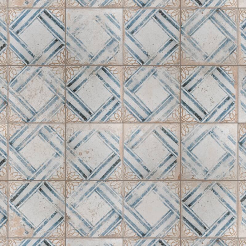 Merola Tile Kings Root Lattice 17-5/8" x 17-5/8" Ceramic Floor and Wall Tile
