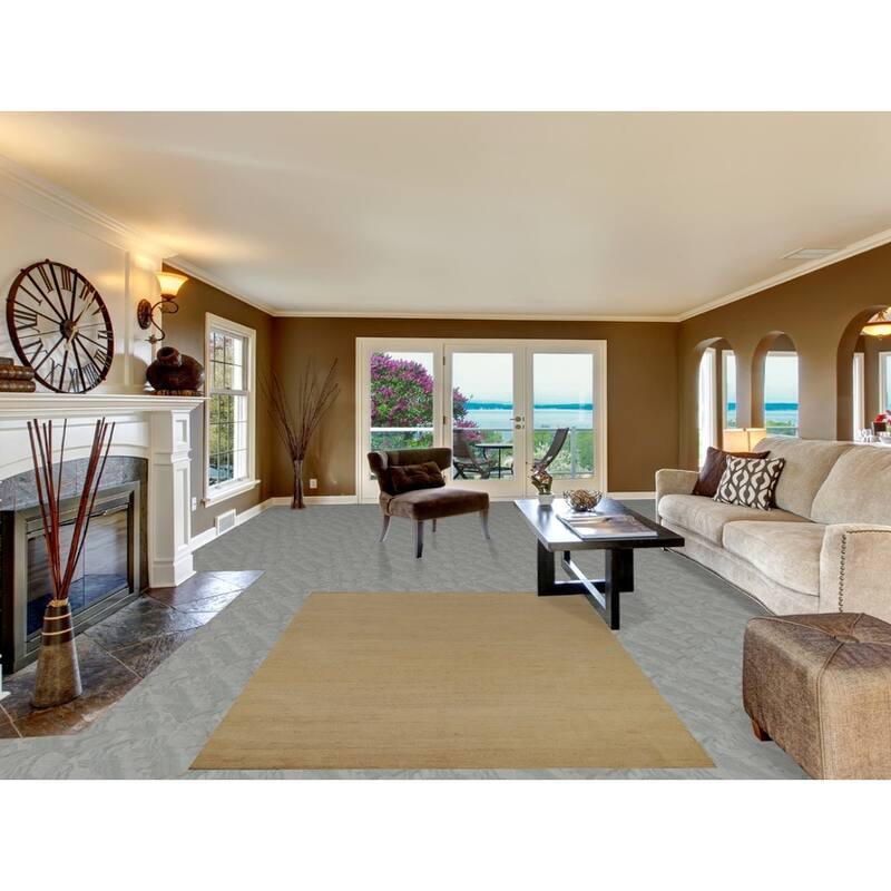 Modern Gabbeh Oriental Square Area Rug Handmade Wool Carpet - 5'3" x 7'10"