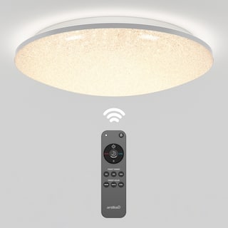 Artika Sparkle Flushmount with remote, Chrome