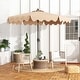 preview thumbnail 18 of 23, Costway 9 FT Patio Umbrella 2-Tier Market Table Umbrella with