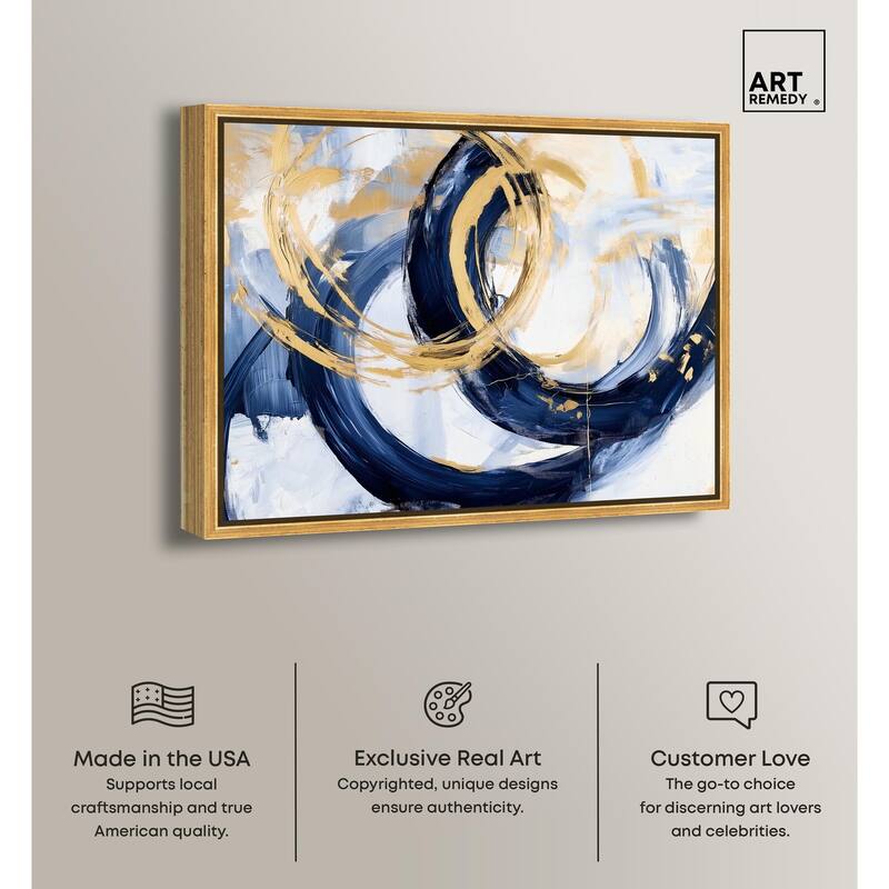 Bold Whirl I Canvas by Art Remedy