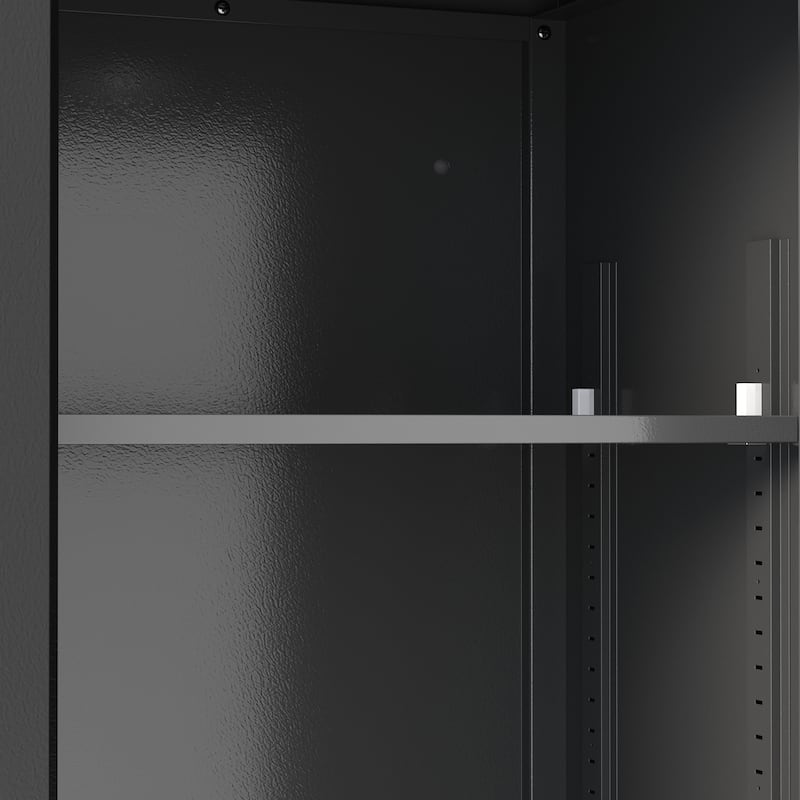 Large Gun Safe with Digital Keypad and Key Lock, Firearm Storage Cabinet
