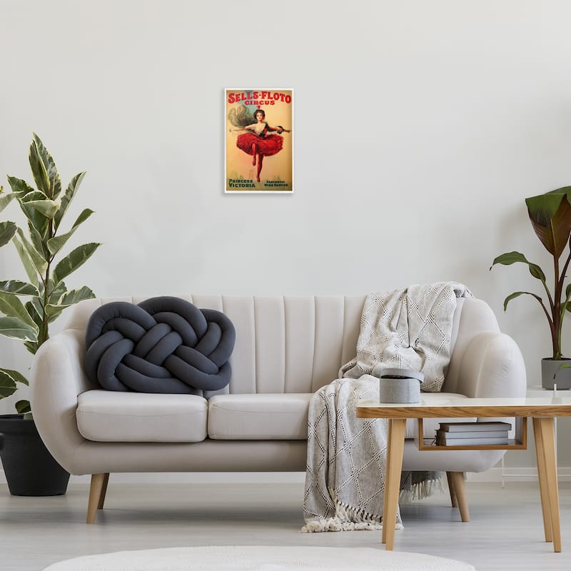 Stupell Sells-Floto Circus Vintage Poster Framed Giclee Art Design By Marcus Jules