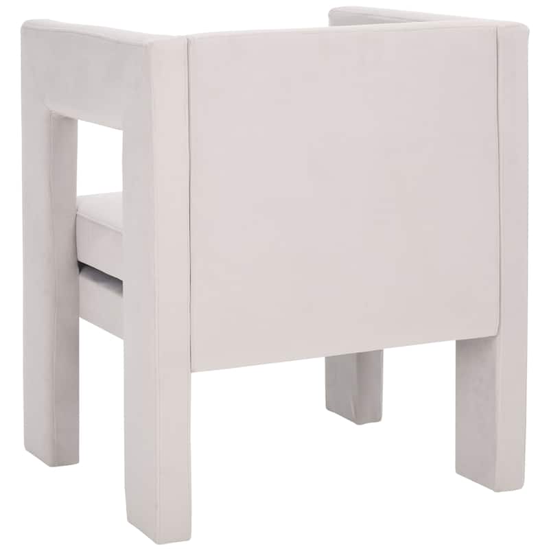 SAFAVIEH Noreena Cut Out Accent Chair - W26" x D24" x H30" - 26Wx24Dx30H