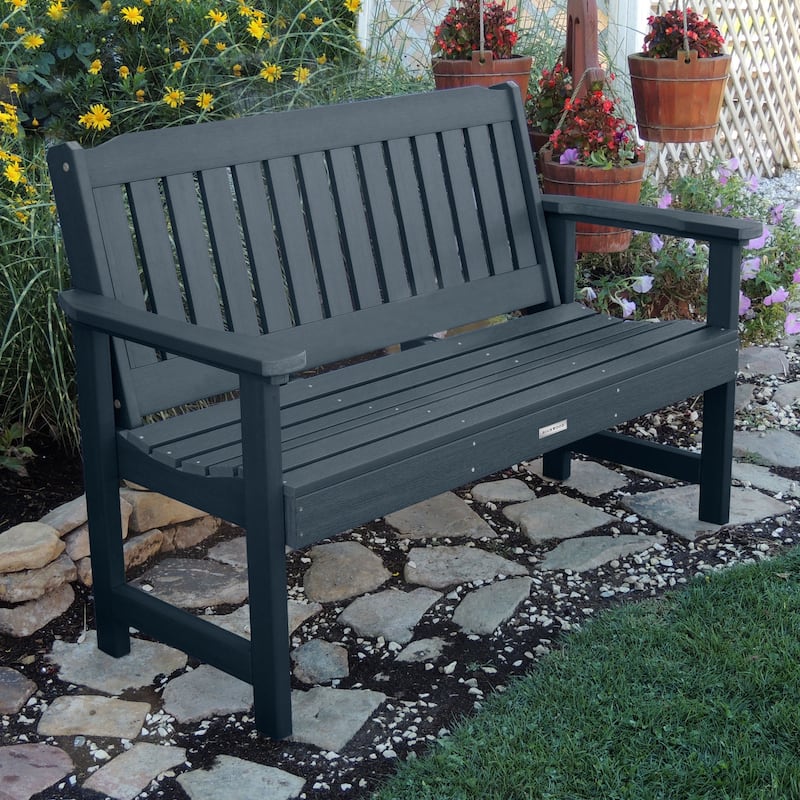 HIGHWOOD Lehigh 5-foot Eco-friendly Synthetic Wood Garden Bench
