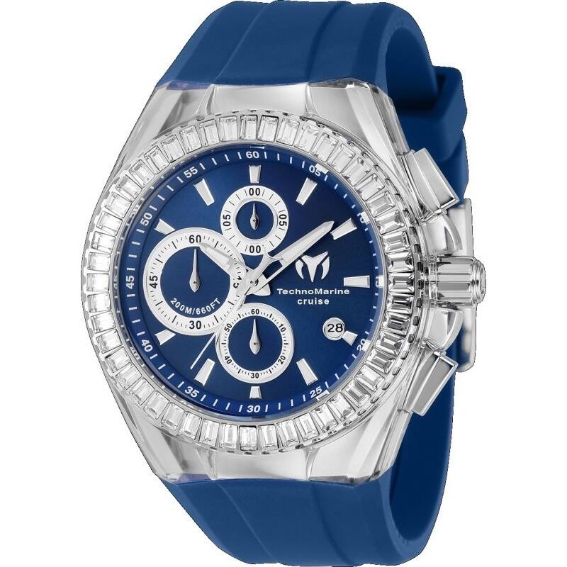 Technomarine Men's TM-121152 Cruise Quartz VD57 Metal Dial Watch - Blue