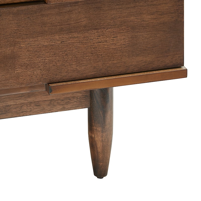 Kieran Mid-Century Wood 2-Drawer TV Stand by iNSPIRE Q Modern - 59-Inch