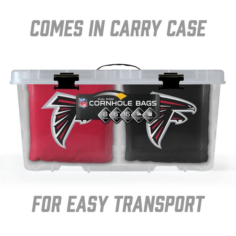 Atlanta Falcons NFL Dual Sided Pro Stop & Slide Cornhole Bags
