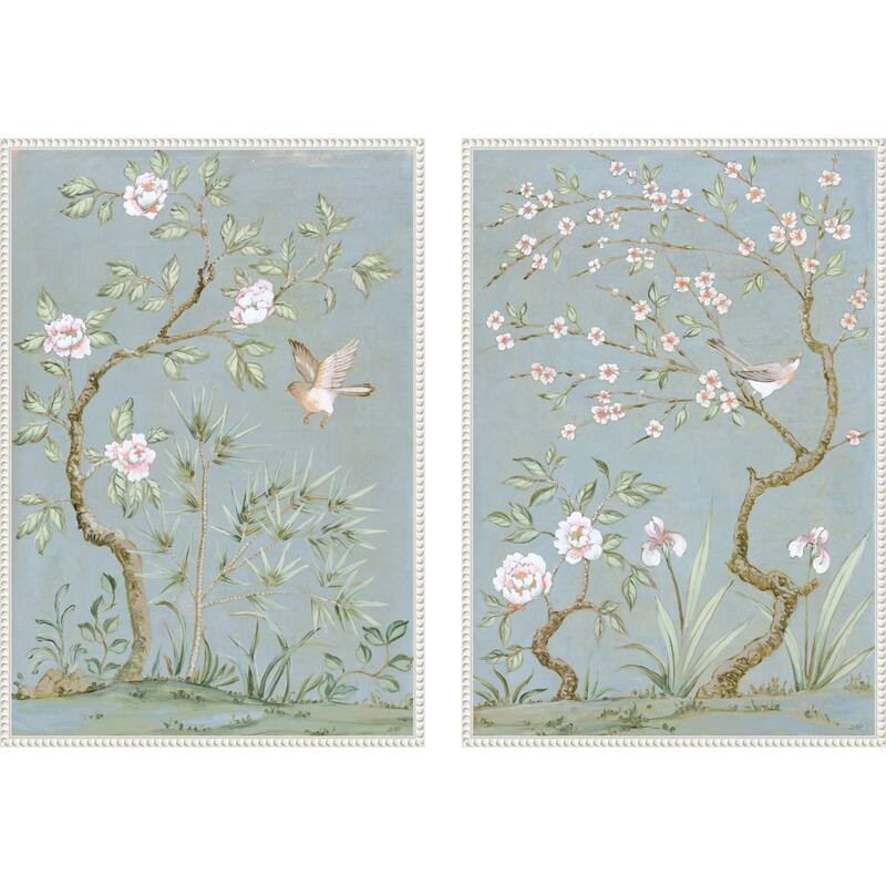 Amanti Art Spring Mural No 1. & No. 2 - 2 Piece by Julia Purinton Framed Canvas Wall Art