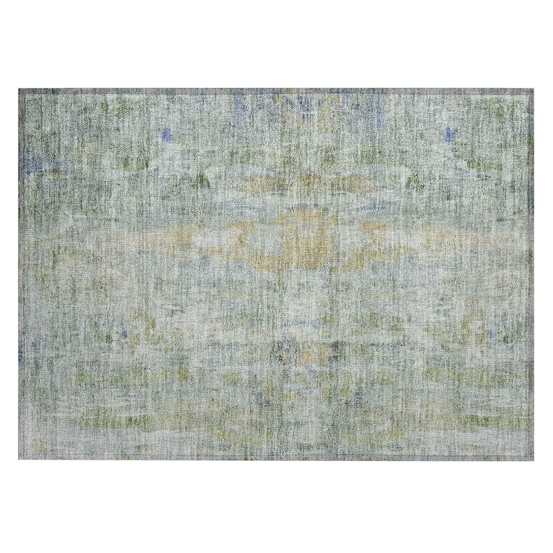 Machine Washable Indoor/ Outdoor Muted Ombre Chantille Rug