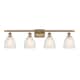 Option Brushed Brass / White