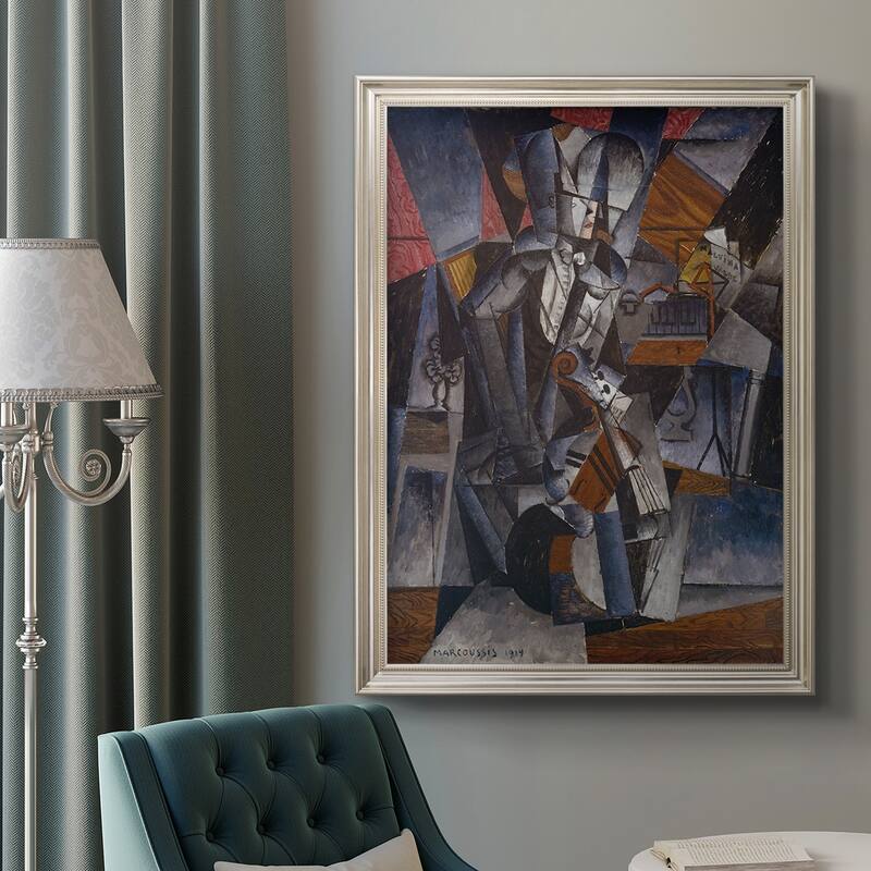 The Musician Premium Framed Canvas- Ready to Hang
