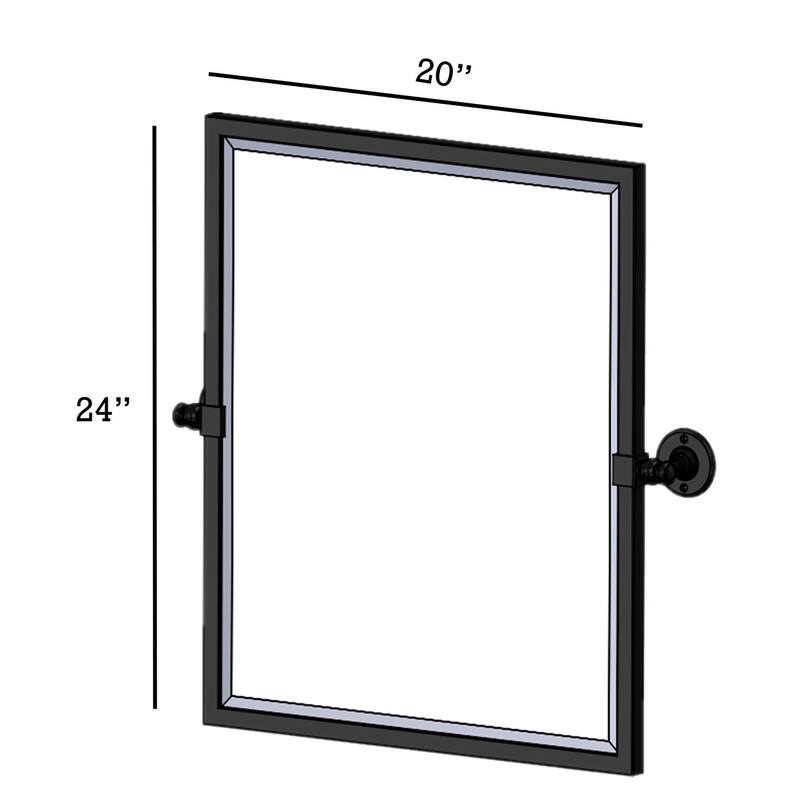 Blakley Rectangle Metal Wall Mirror