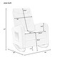 preview thumbnail 10 of 40, Velvet Rocking Chair with Side Pocket, Comfy Accent Chair with High Back, Upholstered Nursery Rocking Lounge Chair