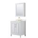 Option White, Gold Trim, Giotto Quartz Top