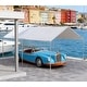 preview thumbnail 2 of 5, GDFStudio - Outdoor 9.6'x19.5' Easy-Install PE Carport Canopy Cover with UV Resistant & 48 Ball Bungee Cords