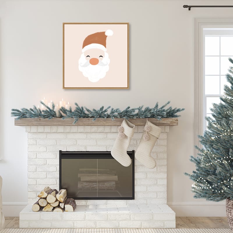Santa by Orara Studio Framed Canvas Wall Art Print