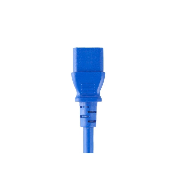 6FT PC Computer Monitor Power Cord Cable NEMA 5-15P To IEC C13 18AWG 10A Blue